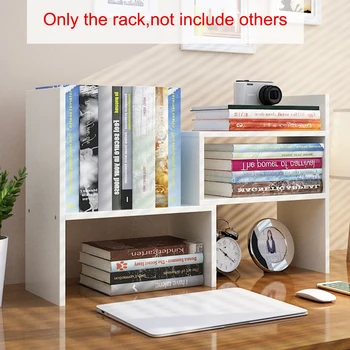 

Office Table Multi-Purpose Wooden Storage Organizer Wooden Book Rack Book Shelf Table Organizer