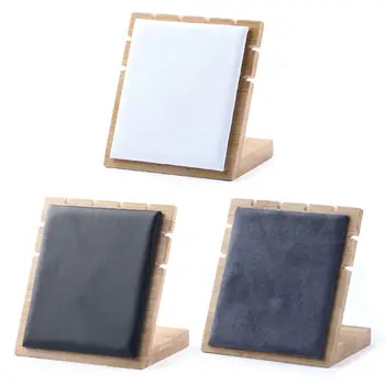 

Bamboo Jewelry Display Stand Necklace Pendant Showcase Rack Choker Organizer