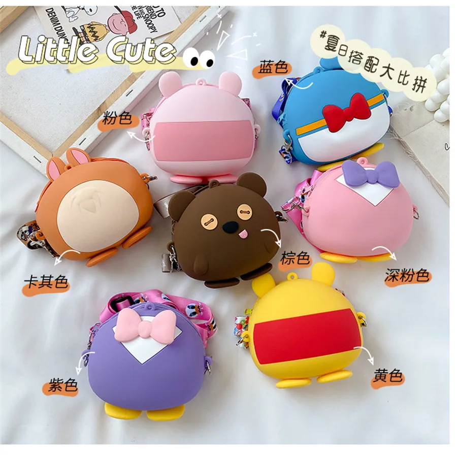 

Toddler Baby Little Girls Purse Lovely Cartoon Animal Shape Cross Body Purse Handbag Toddler Novelty Toy