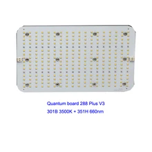 Новое поступление Квантовая плата LH351H темно-красный и LM301B 3000K 288 шт. led pcba DIY quantum аксессуары для плат