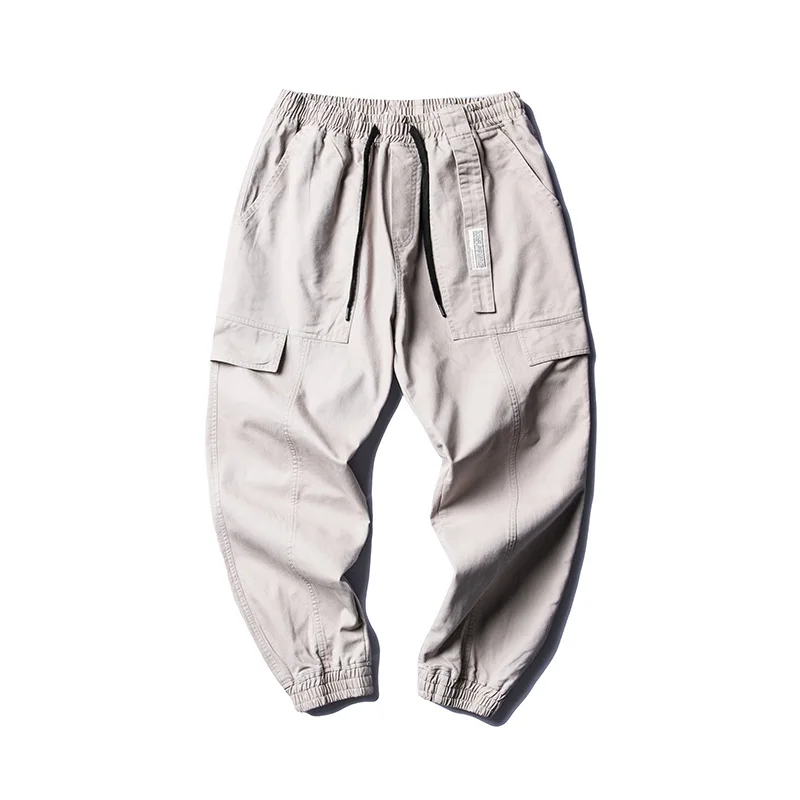 

Luoye luo ye 2020 Spring New Style Japanese-style Multi-pockets Bib Overall Casual Pants Men Outdoor Trousers Sfk-292