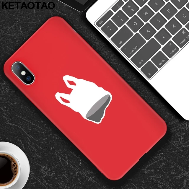 Чехол для телефона KETAOTAO с изображением сердца для iPhone 4S, SE, 5C, 5S, 6 s, 7, 8 Plus, X, XS, XR, 11 Pro, чехол из мягкого ТПУ, резины, силикона - Цвет: Темно-серый