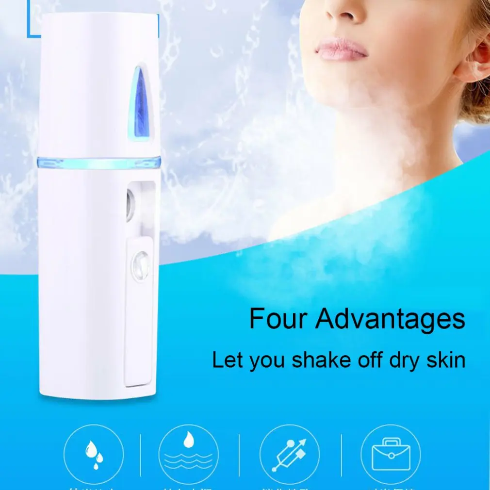 Портативный распылитель для лица Nano Mister women Nano Mister опрыскиватель холодной красоты Инструменты для увлажнения увлажняющие инструменты опрыскиватель для лица