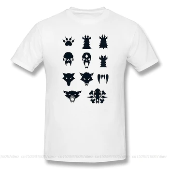 

Men warhammer T-Shirts Funny Round Neck Short Sleeve Tops Space Wolves Warhammer 40k Pure Cotton Tees Funny Harajuku tShirt