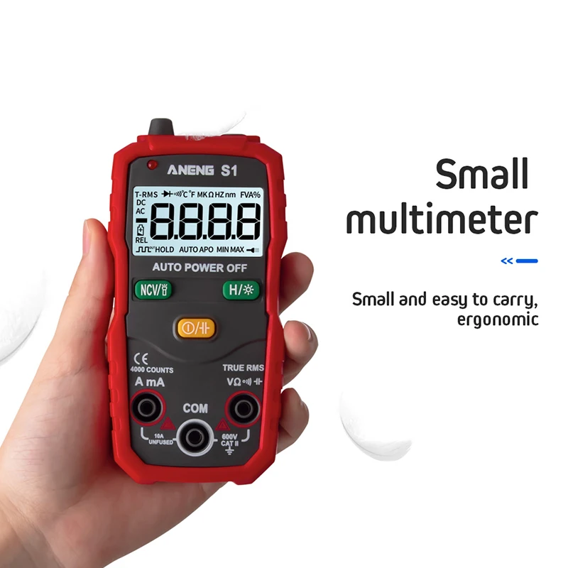 Цифровой мультиметр профессиональный автоматический вольтметр с функцией True RMS