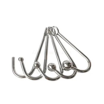 8 Style Super Thick Metal Stainless Steel Anal Dilator Butt Plugs Metal Anal Hook Anal Beads Sex Toys For Men Women Adult Game 6