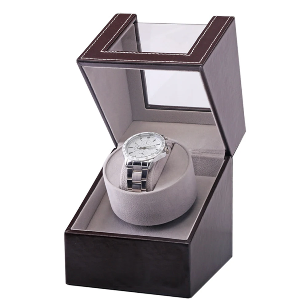 Роскошный дисплей коробка торговый центр мотор шейкер Часы моталки чехол с автоматическим механическим вращением наручные часы Прозрачный чехол