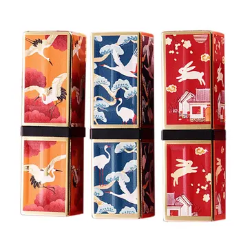 

Forbidden City Chinese Style Lipstick Red Moisturizing Suit Lasting Waterproof Non-Marking Matte Joint Name