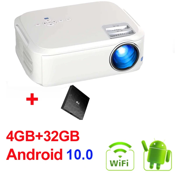 rca projector WZATCO T59 Full HD 1920x1080 LED Projector Smart Wifi android 10.0 Options for Home Theater Video Portable Beamer Proyector hd projector Projectors