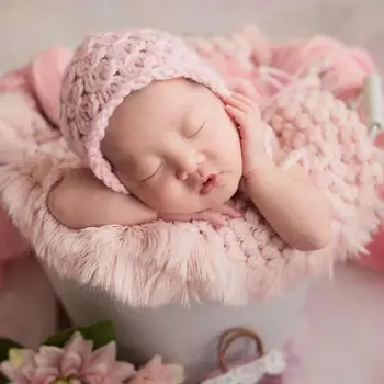 

Blankets Newborn Knitted Cotton Super Soft Infant Swaddle Baby Girls Boys Stroller Blanket Cobertor Infantil Wrap Kids Monthly