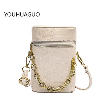 

Crocodile Pattern Crossbody Bags For Women 2020 Small Chain Handbag Small Bag PU Leather Hand Bag Ladies Designer