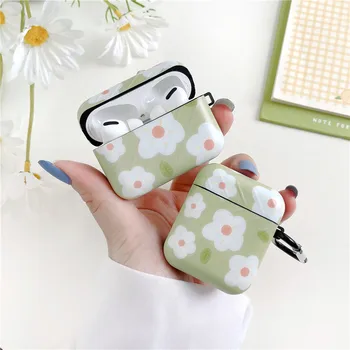 

Cute Flower Pattern Case For Airpods Pro Cover Fashion Soft Silicone Headphones Box For air pods 2 1 Earphone Charging Case Capa