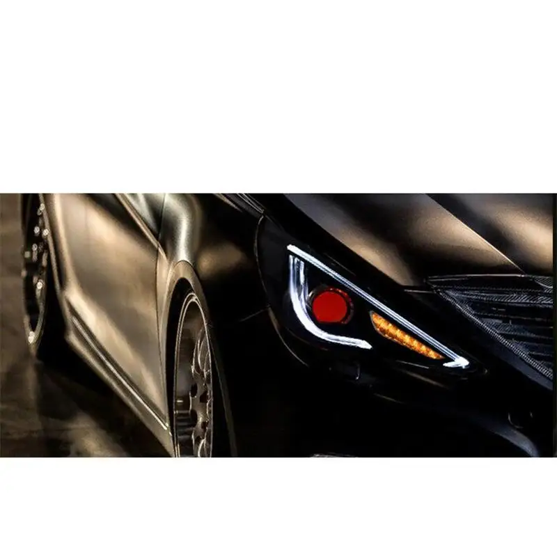 Automovil Drl автомобили Neblineros Para авто светодиодные ходовые фары автомобильные фары в сборе 11 12 13 14 для hyundai Sonata