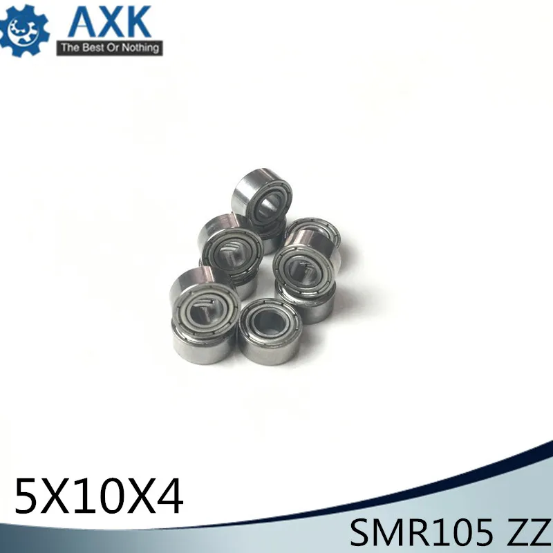 SMR105ZZ Bearing 5*10*4 mm ( 10PCS ) ABEC-1 Stainless Steel Ball Bearings Shielded  SMR105Z SMR105 Z ZZ