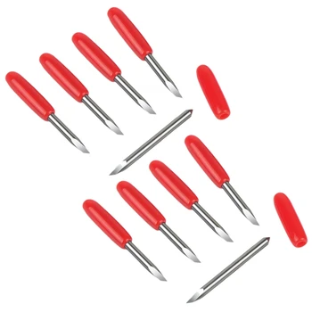 

Promotion! 10Pcs 45 Degree Cutting Replacement Blades for Cricut Explore Air/Air 2 Maker Expression Vinyl Cutting Machines