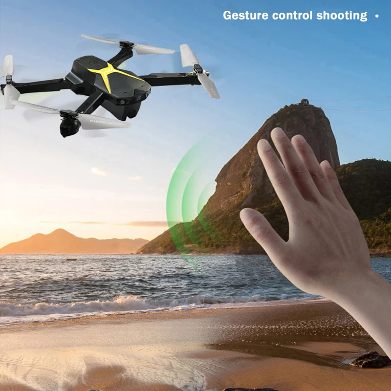 US $98.12 SYMA Z6 4K5G HD air remote control professional GPS positioning quadcopter with gesture sensor folding remote control drone gift