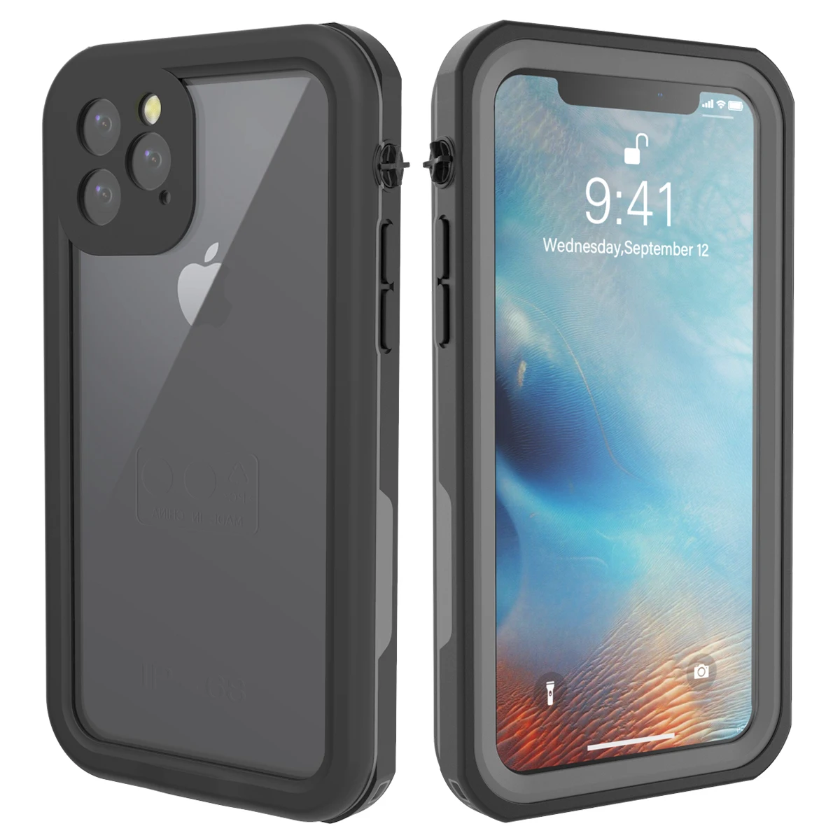 IP68 Водонепроницаемый чехол для iPhone 11 Pro 5,8 '' чехол Полная защита тела ударопрочный и защищает от грязи устойчивый к царапинам чехол для телефона