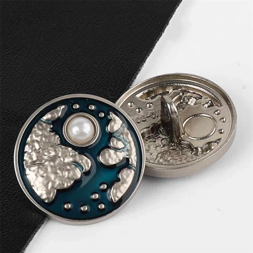 20mm Decorative Buttons for Clothing DIY Sewing Supplies Embellishments for Clothing Moon Sun Design Sewing Buttons for Clothes