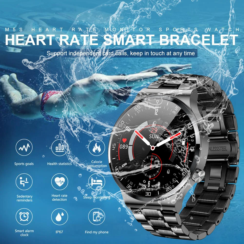 Tela de Toque Smartver para Huawei Ip68 à Prova Bluetooth Call Smart Homens Completa Sangue Oxigênio Heart Rate Tracker d 'água Gt2 2022 Ver - Image 5