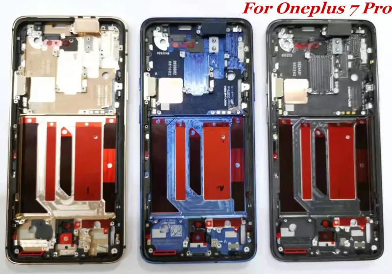 100% Оригинальный Корпус для Oneplus 7 Pro средняя рамка ЖК дисплей опорная пластина