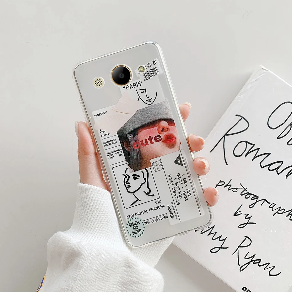 Case For Huawei Y3 2017 Y3 2018 Y5 Lite 2017 Case Soft Clear