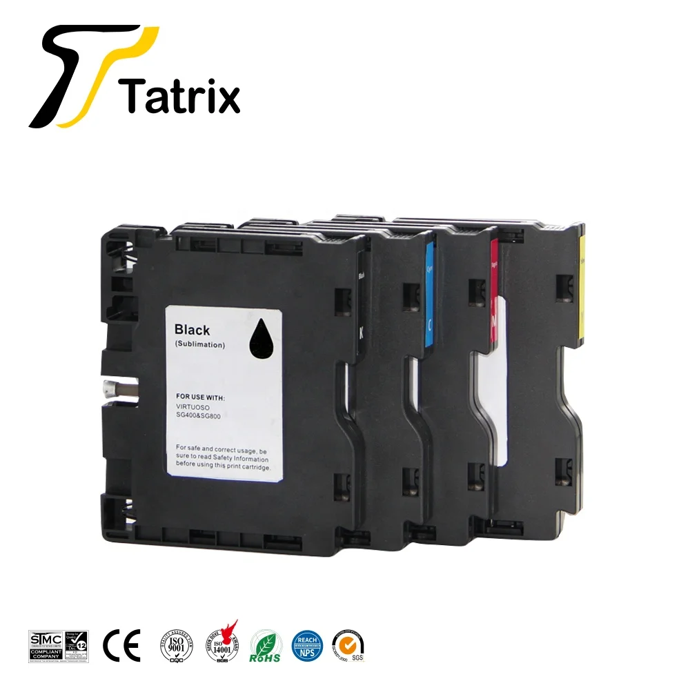 Tatrix Premium Sublimation Color Compatible Ink Cartridge SG400 NA/EU SG800 for Sawgrass Sublijet HD Virtuoso SG800Printer | Компьютеры и