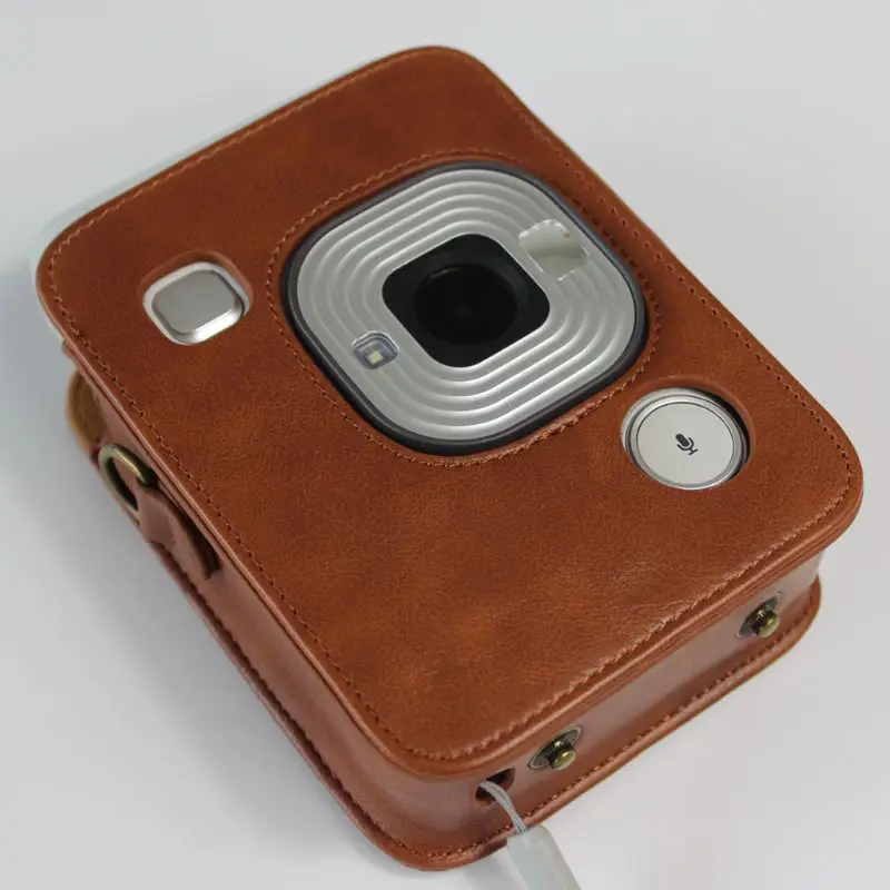 Чехол для переноски из искусственной кожи, сумка на плечо для Fuji Fujifilm Mini Liplay, комплект аксессуаров для камеры