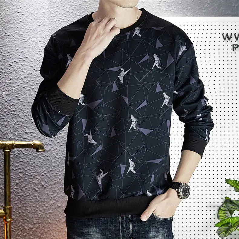 2020 New Sweatshirt Men Hoodie Crewneck Sweatshirts Spring Hoody Ugly Printed Streetwear Male Japan Korean Style Plus SIze 4XL 17