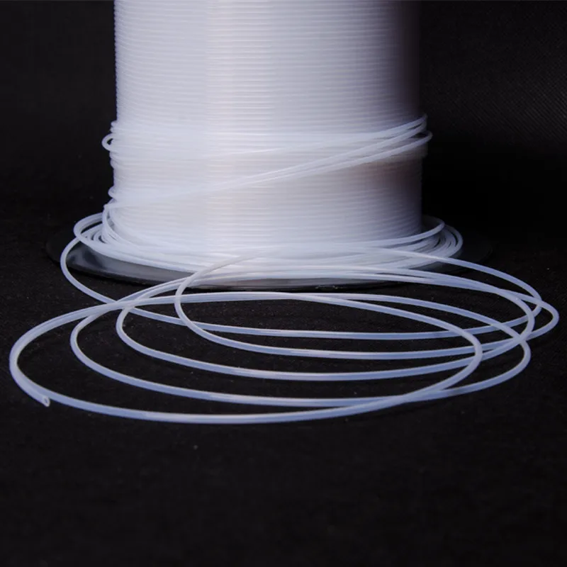 

Teflon PTFE Pipe Soft Capillary Thin Fine Tubes 10 meters Insulation Anti Corrosive Sleeve ID 0.3 0.5 0.6 0.8 1 1.2 1.4mm