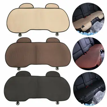 

Universal Rear Back Car Seat Cushion Protector Cover Mat Pad Ice Silk Four Seasons Seat Cover Multicolor