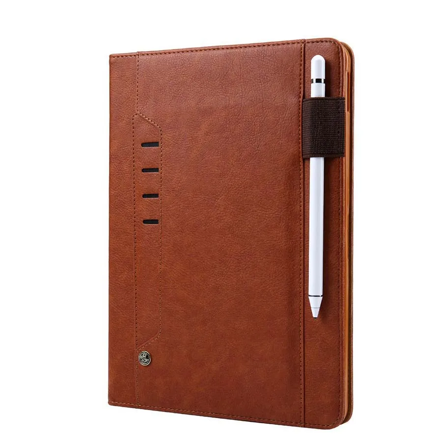 for iPad Pro 11 2018 Magnetic Case Luxury Leather Card Slot Pencil Holder Flip Case Smart Cover for iPad Pro 11 Auto Sleep Wake (15)