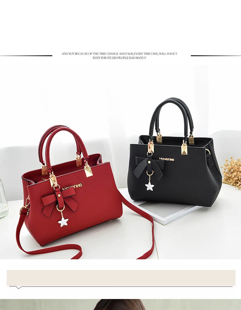 Bolsa feminina Для женщин сумка Мода в Корейском стиле сумка Повседневное лук очарование Для женщин сумки из натуральной кожи