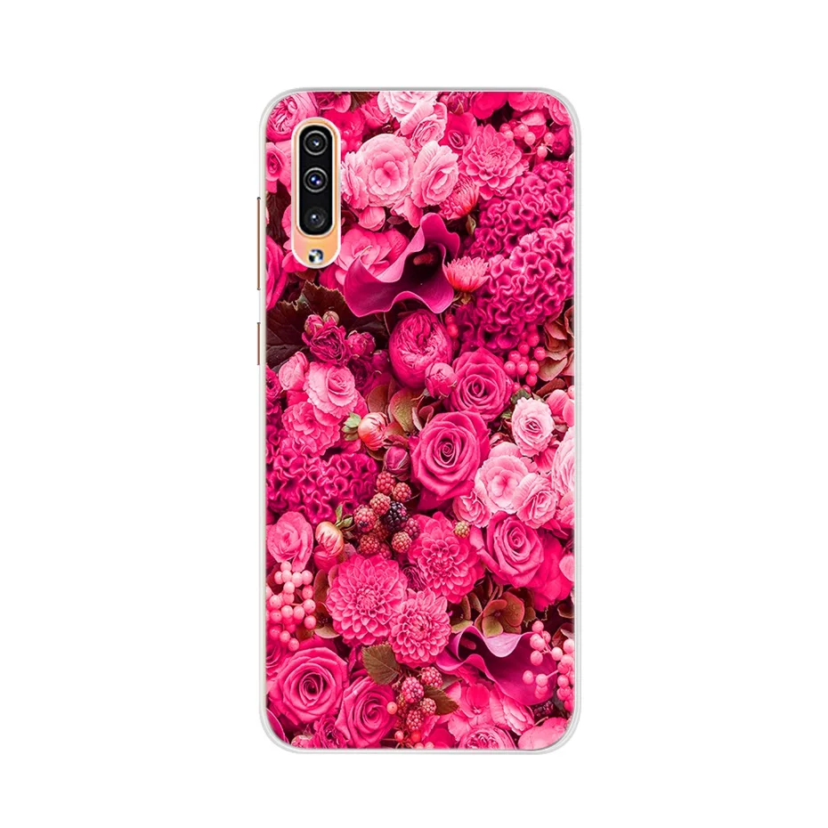 6.4"For Samsung Galaxy A30s Case Silicone Soft TPU Back Cover Phone Case For Samsung Galaxy Samsung A30s Case A 30 s A307F Cover - Цвет: Розовый