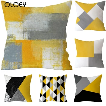 

Nordic Geometric Multicolor Polyester Pillowcase Cushion Cover Home Sofa Square Pillow Case 45*45 CM