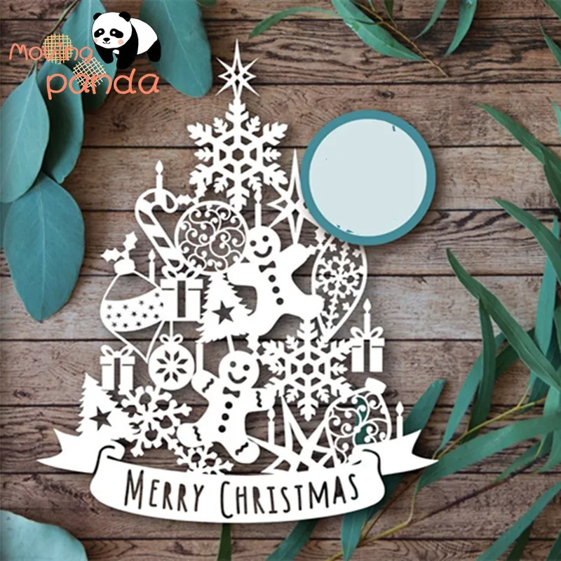 

Merry Christmas Metal Cutting Dies Scrapbooking Card Making Embossing Stencil Die Cut New 2019 Craft Dies Decor