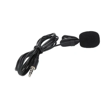 

Microphone Clip-on Collar Tie Mobile Phone Lavalier Microphone Mic for Android Cell Phone Laptop Tablet Recording
