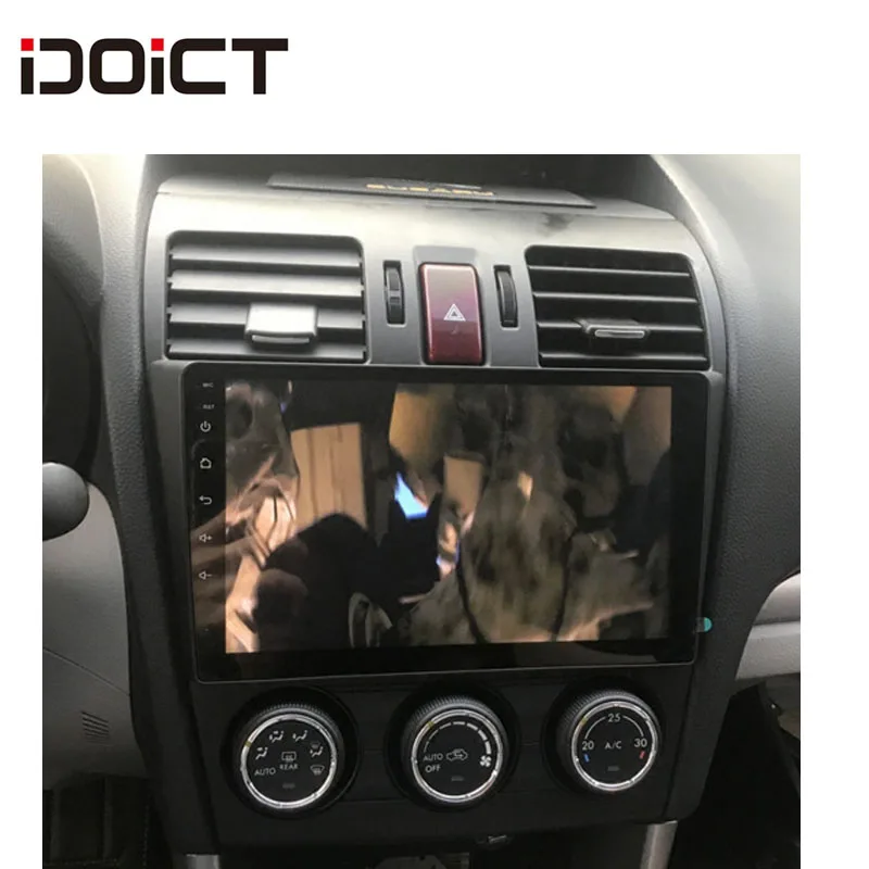 Автомобильный DVD плеер IDOICT Android 9 1 GPS навигация мультимедиа для SUBARU Forester Radio 2012 2014