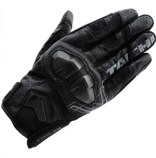 Black Red RST426 Mesh Glove Motorbike MX Dirt Bike Off-road Motorcycle Gloves - Color: Black