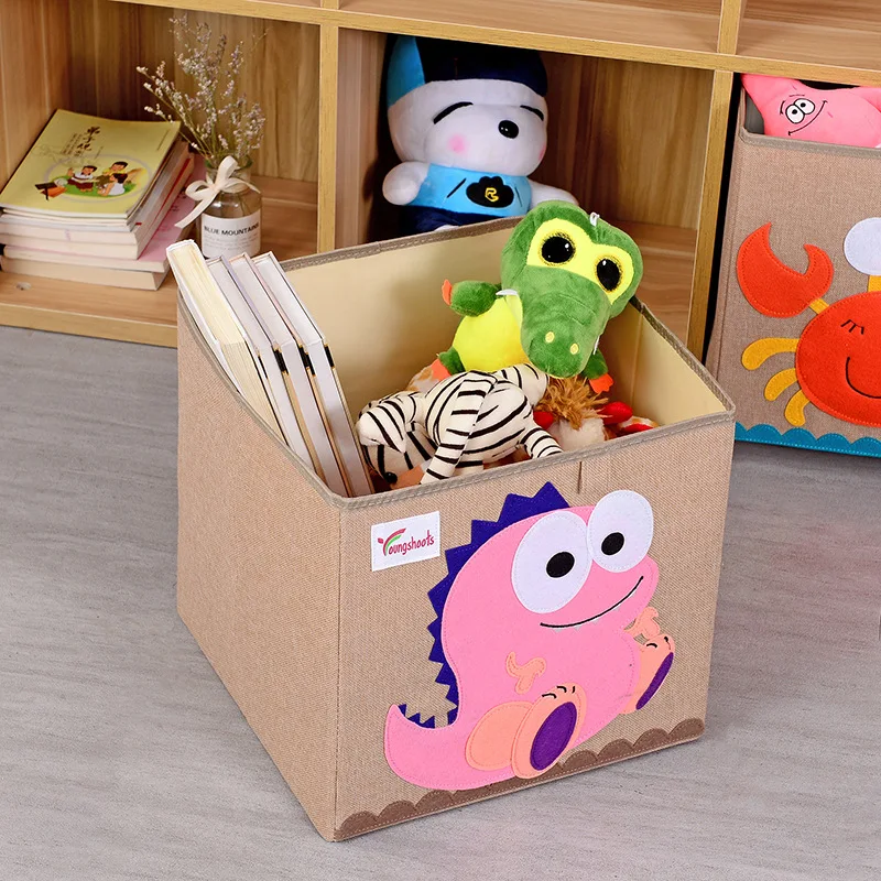 33*33*33 см мультфильм животных складная корзина для хранения шкаф Органайзер для хранения одежды корзина для хранения игрушек организовать