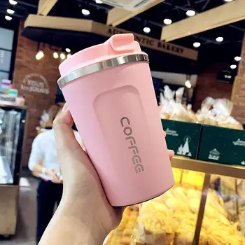 

380ml/510ml Fashion Durable Thermos Flask Stainless Steel Bottle Thermos Cup Coffee Mug Travel Outdoor Sport Family