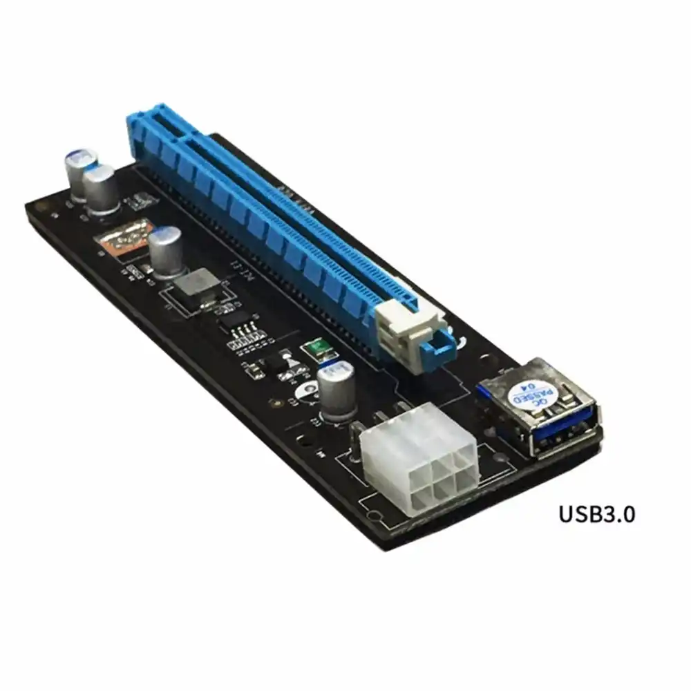 pci express 1x to 16x riser card pcie 1x to 16x with 60cm usb 3.
