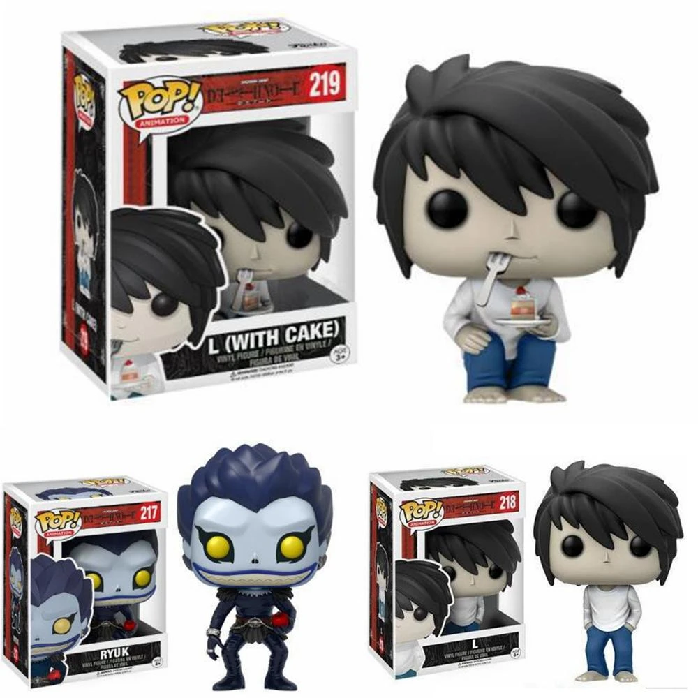 Funko Pop Death Note L Et L Avec Gateau Ryuk Figurine Decorative Modele Jouet Aliexpress