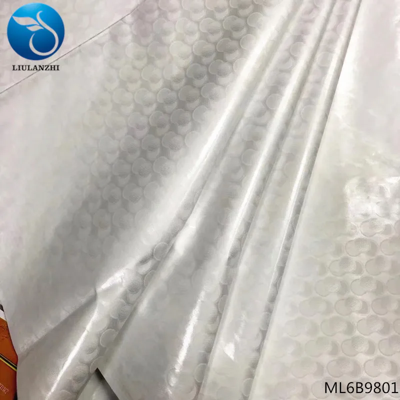 LIULANZHI африканская Baizn Riche Ткань 5 ярдов дешевле парча одежда из хлопка Matrial ML6B98
