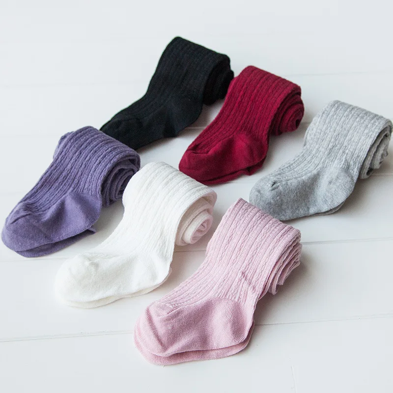

Spring And Autumn Seven Oufan Baby Infant Large Bottom Patyhose Infant of Double Needles Combed Cotton Stockings