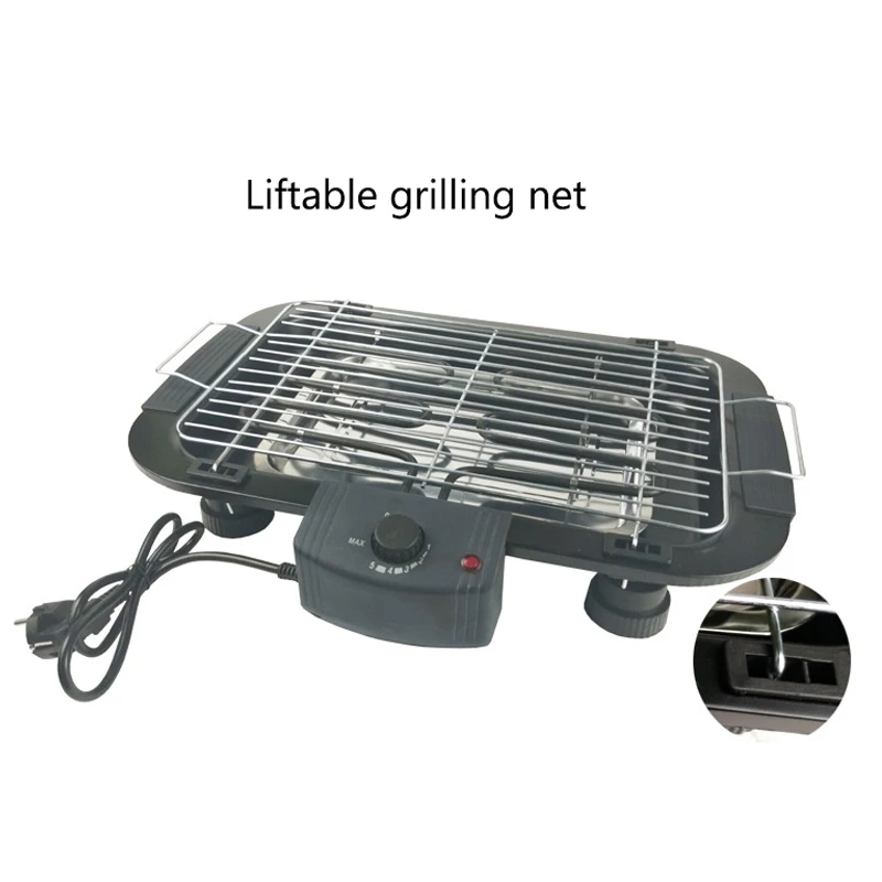 2000 Вт Электрический выпечка, гриль сковорода 5 Шестерни Регулируемый Температура непригорающий бездымный противень тэппанъяки барбекю электрические противни барбекю машина 220V