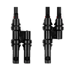 1Pair 30A/1000V T Branch Solar Panel Connector(MMF+FFM) IP67 Waterproof , For Photovoltaic Cable Connectors
