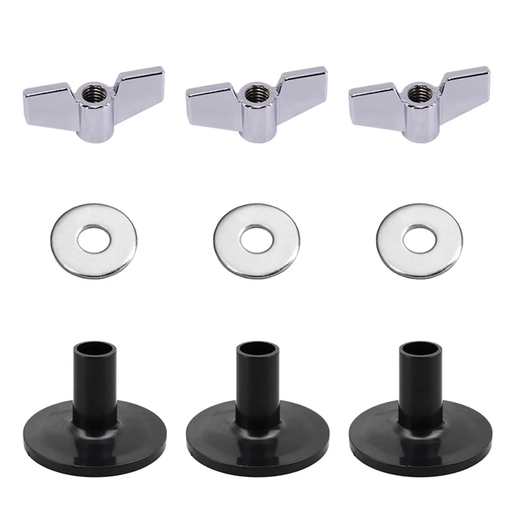 18 шт. шайба тарелки рукава для барабана Стенд защитный Войлок Pad Kit Hi-Hat сцепления Замена прочный музыкальный инструмент