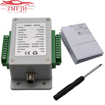 CX5003 Dual Channel NMEA2000 Converter /N2K Converter 0-190 ohm collecte Water temperature Fuel level sensor Up to 18 sensors
CX5003 Dual Channel NMEA2000 Converter /N2K Converter 0-190 ohm collecte Water temperature Fuel level sensor Up to 18 sensors