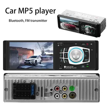 

4.1inch HD Car Multimedia MP3 MP4 MP5 Player Card Inserter U Disk Audio Stereo Radio Bluetooth Phone FM Video Player Rear View