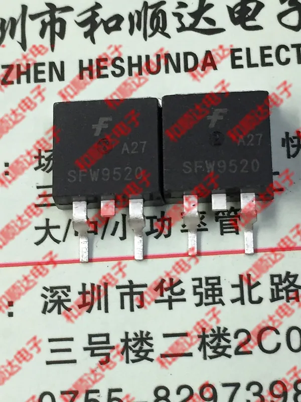 

10 шт. SFW9520 TO--263